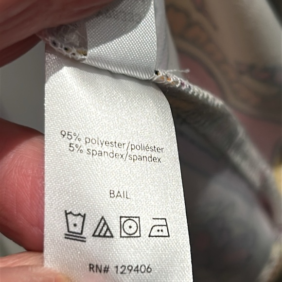 VENUS Funky Pink and Yellow Faux Wrap Asymmetrical Mini Print Sundress Size M - Picture 11 of 15